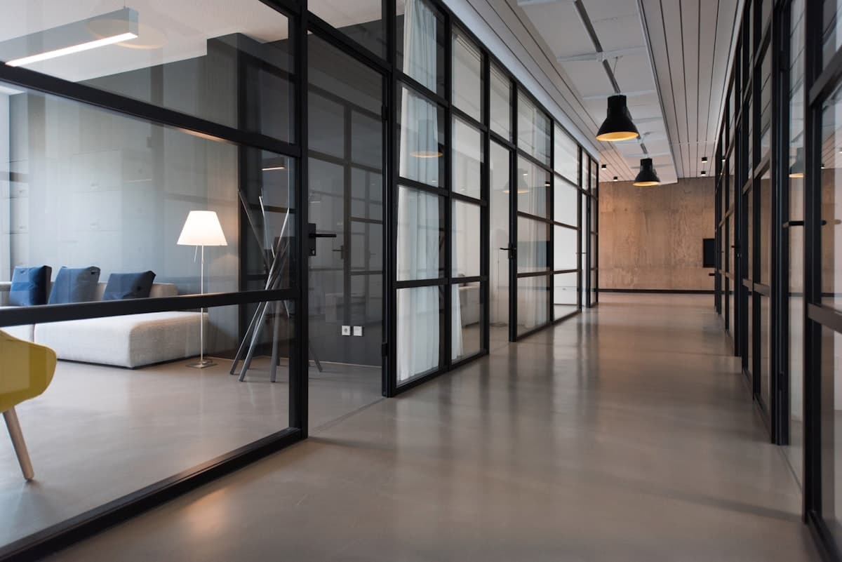Modern office workspace